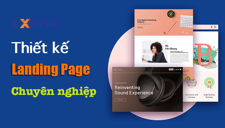 Mẫu website landing Page
