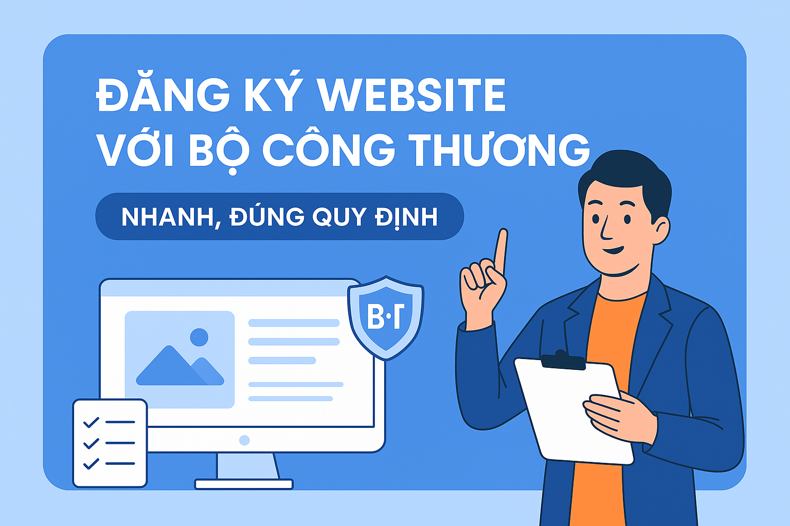 Đăng ký website với bộ công thương